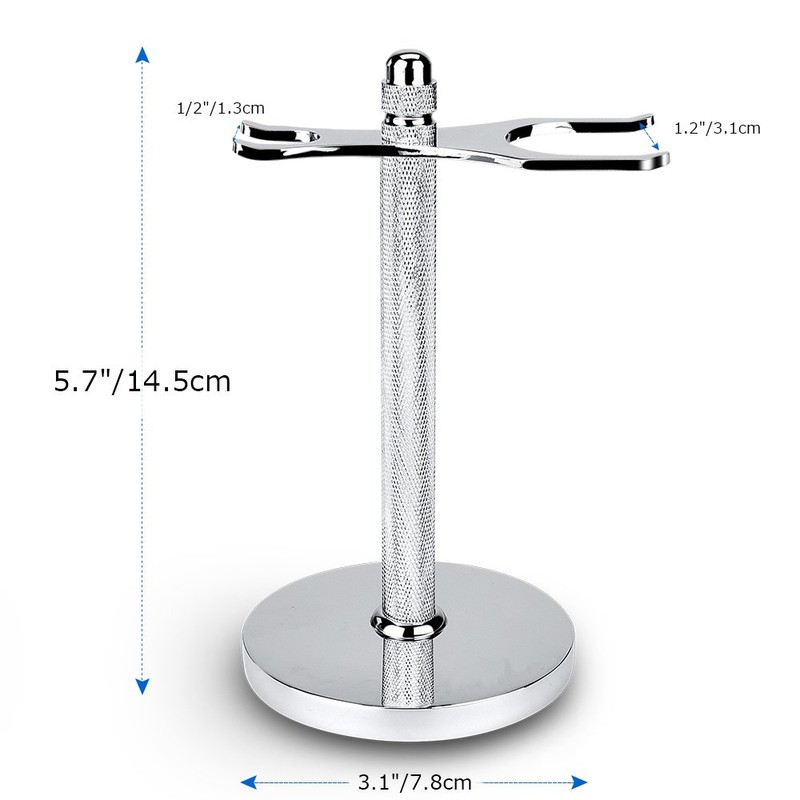 CHARMMAN Razor & Shaving Brush Stand, Wide Buckle, More Stable