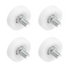 ChasCoCo Drawer Rollers Replacement Pulleys 19mm Diameter 4pcs Drawer Pulley