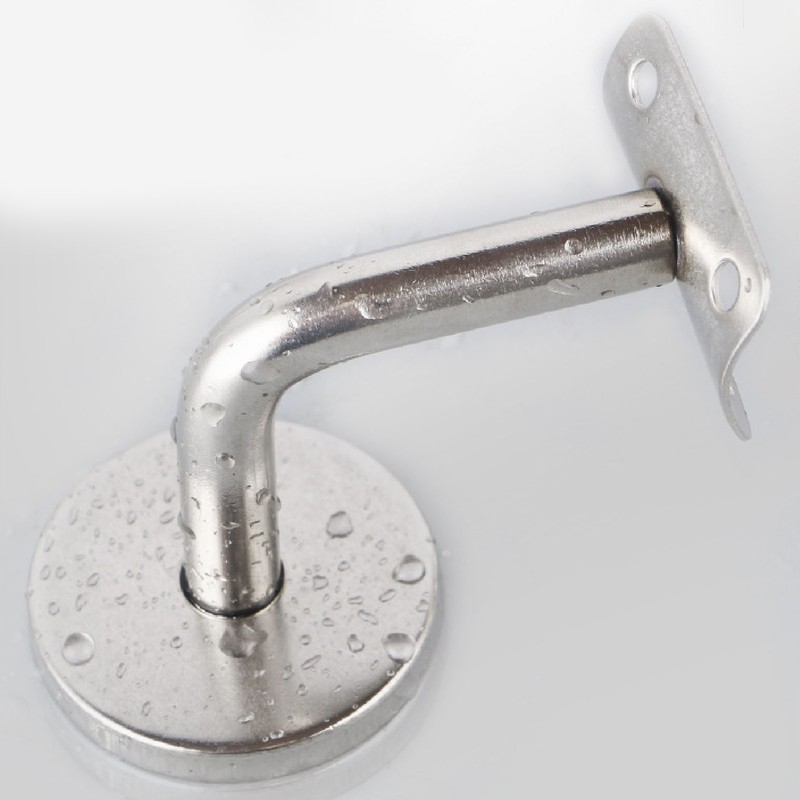 6 Pcs Wall Handrail Bracket 304 Stainless Steel Strong Bearing
