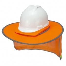 Radians RHHS-01 Collapsible HH  Shade Hi-Vis Protection for Face and Neck Orange