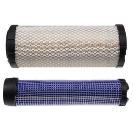 DVPARTS Air Filter Set P821575 & P822858 Compatible with FPG05 Air Cleaners Bobcat 6672467, 6672468, PM252Z, PM260Z and PM272Z Kawasaki 11013-7044 & 11013-7045