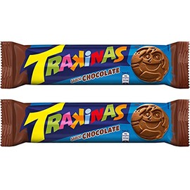 Trakinas Biscoito Recheado 126g - Trakinas Sandwich Cookie 4.4oz (Chocolate)