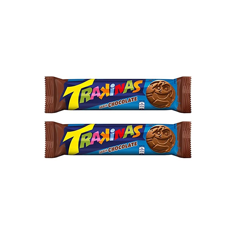 Trakinas Biscoito Recheado 126g - Trakinas Sandwich Cookie 4.4oz (Chocolate)