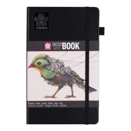 Libreta Sakura Sketch Book Hoja Blanca 13 X 21 Cm 140 G 80 H                                                                                          