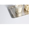 IMEEA Silver Tray SUS304 Stainless Steel Rectangular Tray for Bathroom