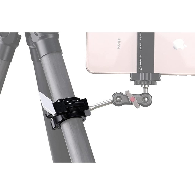 SunwayFoto Titan Tube Clamp CC-01 Accessory/Magic Arm Mount w 1/4"