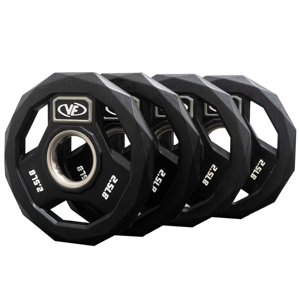 Valor Fitness OPPU-2.5 Polyurethane Olympic Plate, 2.5 lb (Set of