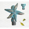 Decorative Solid Brass Starfish Garden Outdoor Faucet with a Brass