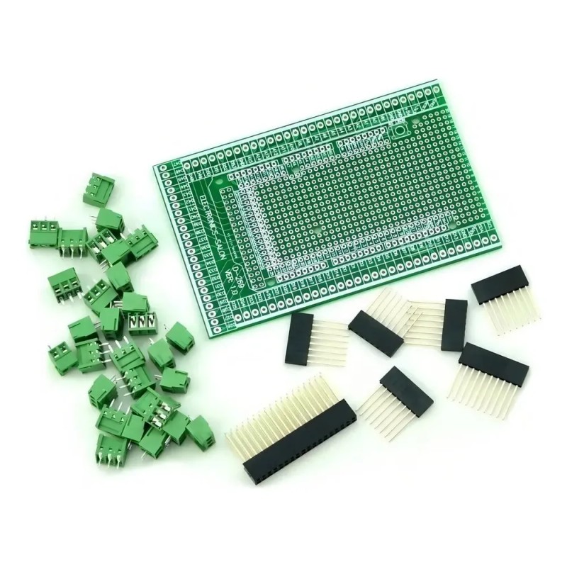Practinet Arduino Mega 2560 Screw Shield Clemas Terminal PCB FR-4
