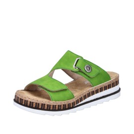 Rieker Women's V7982 Mules, Green, 38 EU