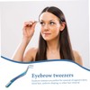 Baluue Eyelash Tweezers with Comb Eyelashes Tweezer Remover Lash Tech