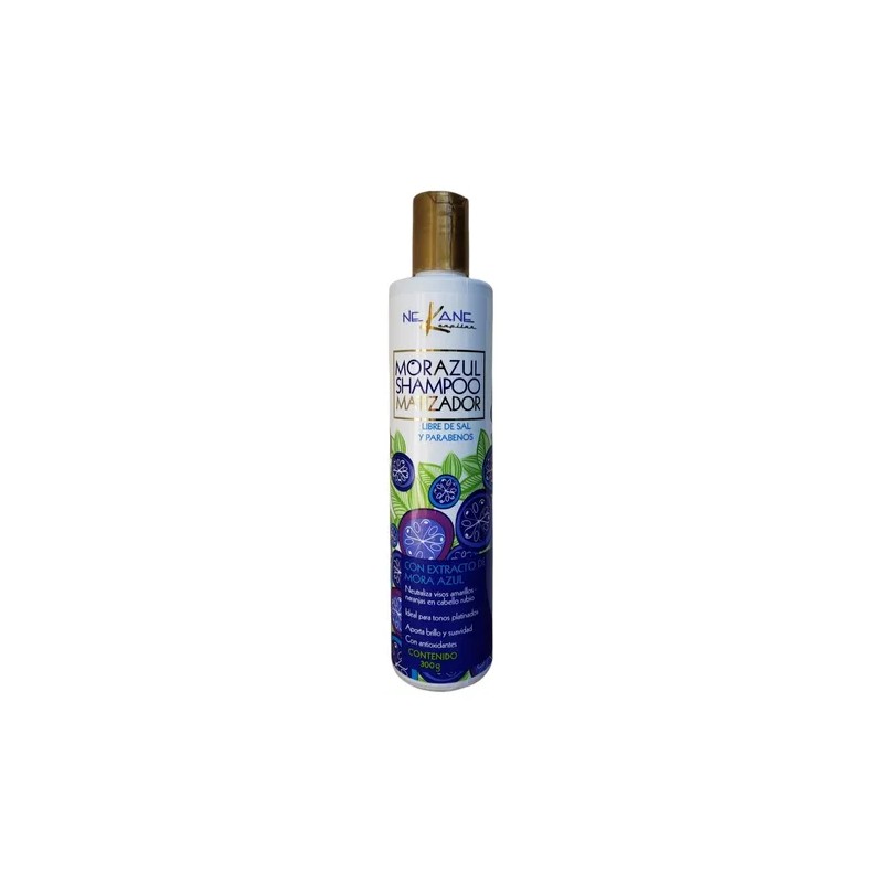 Nekane ® Shampoo Mora Azul Matizador Rubios Canas 300ml