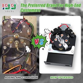 10L0L Golf Cart Forward Reverse Switch Assembly for Electric EZGO TXT 1994-up, Replaces OEM Part 73036G01, 70578G01, 70578G02