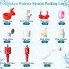 Tiangrid Complete Set Pipeline Automatic Poultry Nipple Waterer, 1/2" PVC