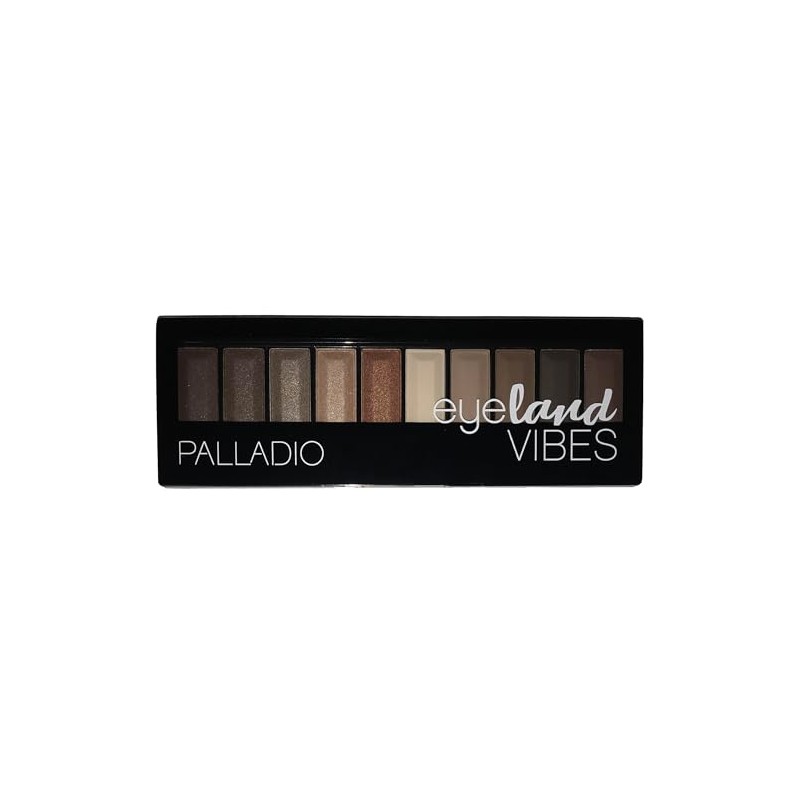 Palladio Eyeland Vibes Paleta de Sombras de Ojos 10 Tonos