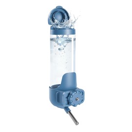 Botella de agua de conejito de indias de 24 onzas, sin goteo, dispensador de agua de conejo con filtro, botella de agua de gran capacidad para animales pequeños, para jaula, respetuoso con