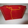 Vtg Christmas card holder box - old store stock -