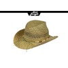 '"Bondi Natural Western Straw Hat