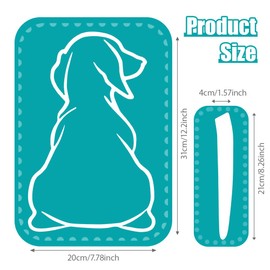 HQRNYP Funny Dog Moving Tail Decal, Rear Window Decal, Auto Decoration Waterproof Cute Animal Dog Waving Tail Wiper Sticker, Universal Creative Vehicle Decoration Accessories for Most Cars (Style A)