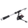 Portable Fishing Pole Set Telescopic Fishing Rod Reel Combos Kit