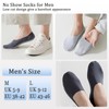 JK Home 5 Pack 5-9 No Show Socks Men -