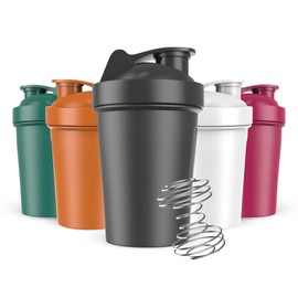 CUSHIO Shaker bottles for protein mixes 5 pack small animals without quotes