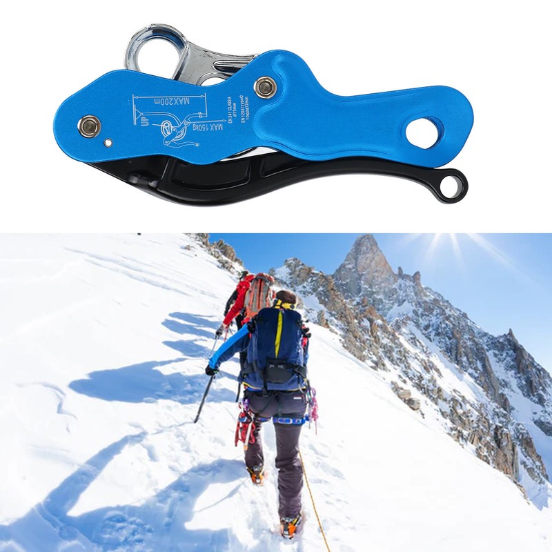 Self Braking Stop Descender Aluminium Alloy 150kg Bearing Capacity Hand