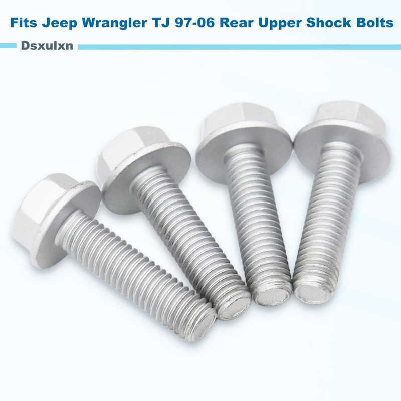 Rear Upper Shock Bolts & Nuts Kit Compatible with 97-06