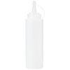 Vogue E626 Brown Squeeze Sauce Bottle, 24 oz.