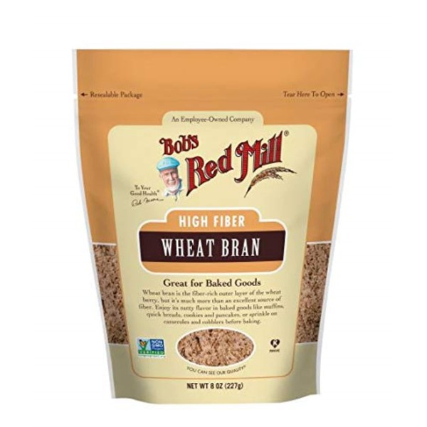 Bob's Red Mill Unprocessed Miller's Wheat Bran, 8 Ounce