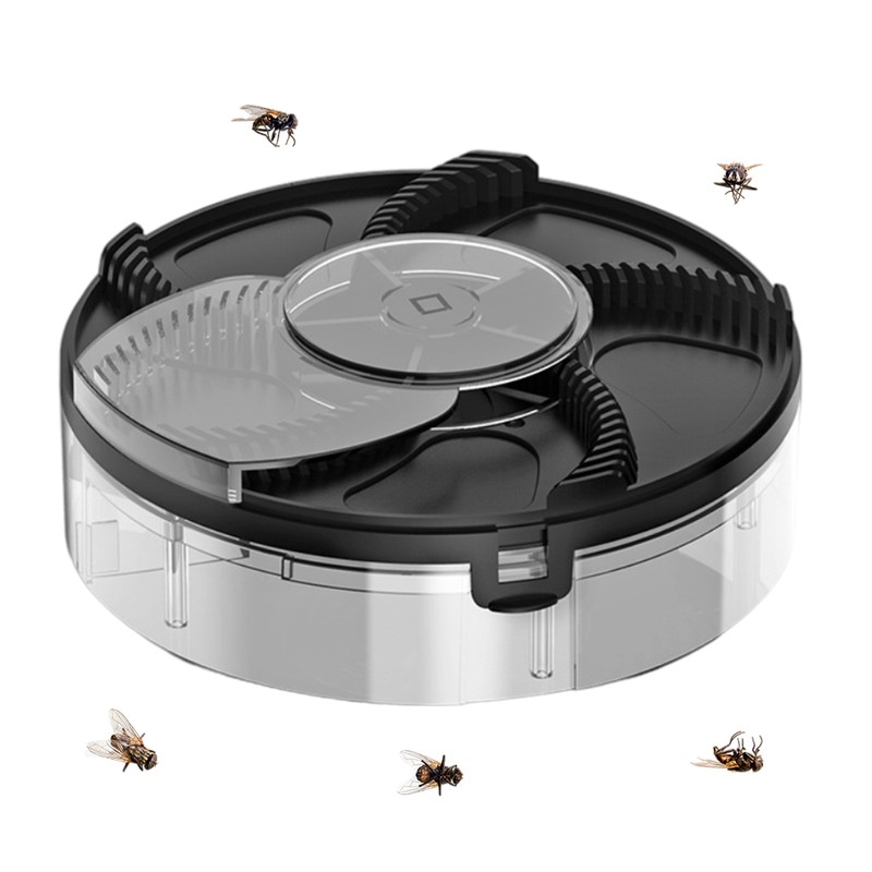 Electric Automatic Rotating Fly Trap Rechargeable Powerful Household Fly Trap