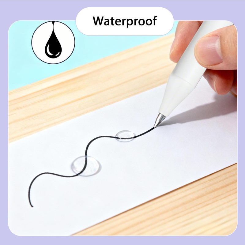 2 Pcs Cute Cat Pens Cute Retractable Cat Gel Pens