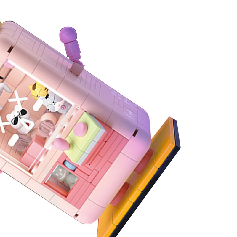 Doll Machine Mini Building Blocks Bricks Set Mini Claw Catch