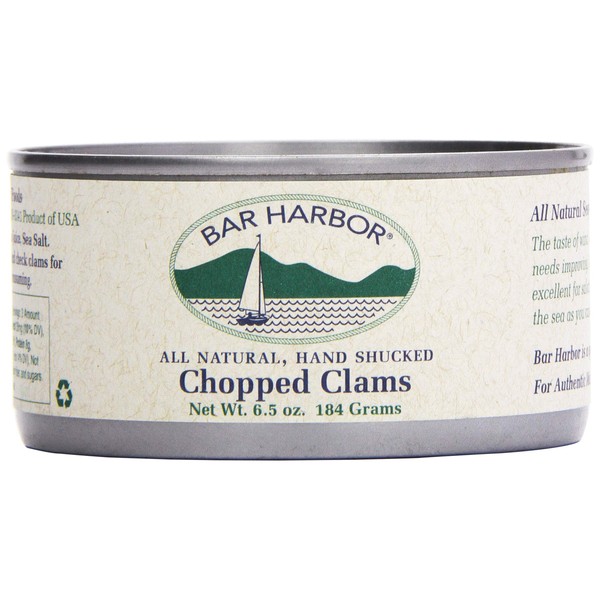 Bar Harbor Clams, All Natural Chopped, 6.5 Ounce
