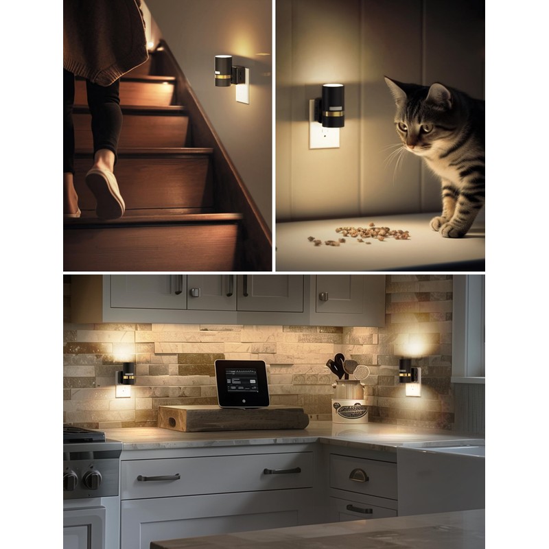 L LOHAS LED Night Light, Motion Sensor Night Light Plug
