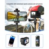 Bicycle Tail Camera Mount Compatible with Insta360 GoPro, Dual Fixed