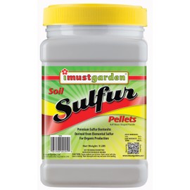I Must Garden Soil Sulfur Pellets: Organic Soil Acidifier | Naturally Promotes Lush Growth – 5lb Shaker Jar