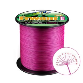 Frwanf PE Line High Strength Heavy Duty High Sensitivity High Distance 500m Pink