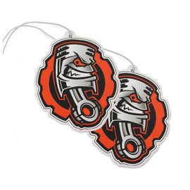 VmG-Store VmG-Store 2er Set Lufterfrischer Duftbaum Tuning frs Auto Duftspender Air Freshener Duft lustiger Anh?nger Design (210 Angry Piston)