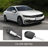 VGOL LED Light Plastic Car Key Cover - Compatible with