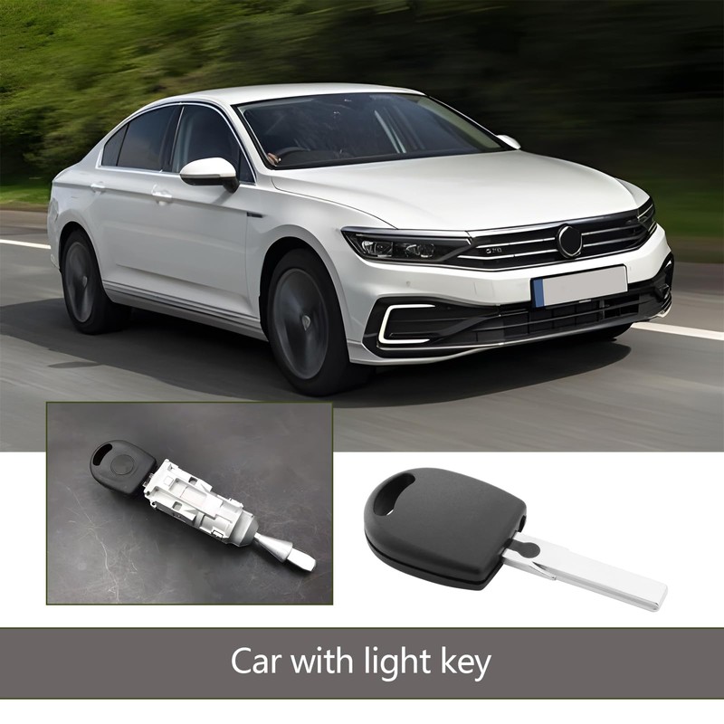 VGOL LED Light Plastic Car Key Cover - Compatible with