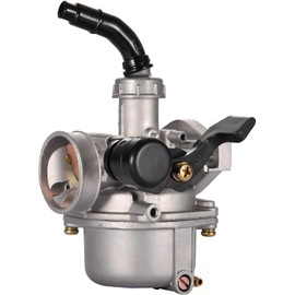PZ19 Carburetor Kit - Engineered for TaoTao Baja Kazuma Loncin Sunl Peace Sports Kayo Fox SSR 6 Kandi 50 70 90 110 125cc 4 Wheeler ATV Quad Pit Dirt Bike Go Kart Cart Moped Parts (RED)