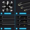 10-Piece Glass Concrete Drill Bit Set, Masonry Drill Bits for