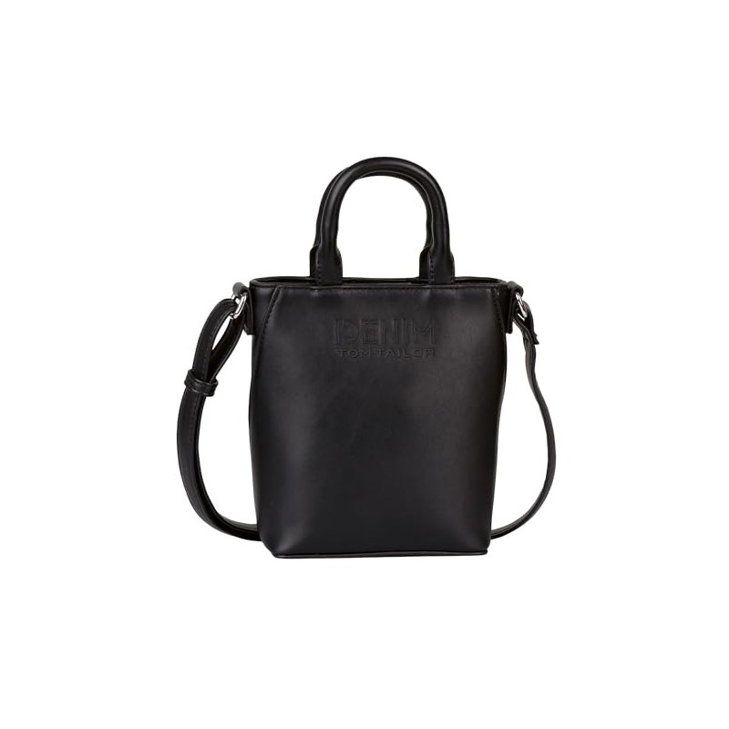 TOM TAILOR Women's Heidy Shopper, black, 004334