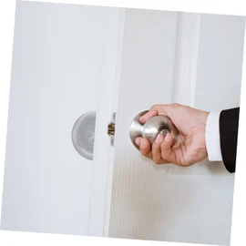 STOBOK 6pcs Crash Pad Door Stop Bumper Door Knob Wall Protector Door Handle Stopper Furniture Door Bumper Door Knob Bumper Wall Protectors from Door Knobs Round Silica Gel Wall Door