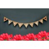(Burlap) - ENGAGED Burlap Banner-Engagement Decoration Wedding Burlap-Rustic Wedding Garland-Custom