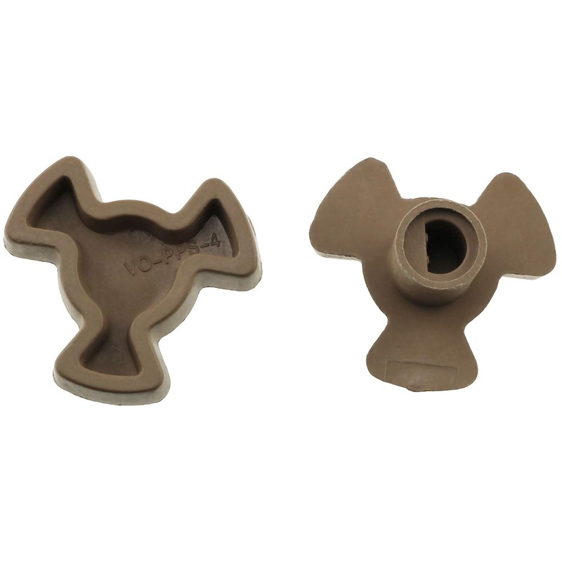 E-outstanding 2Pcs 17mm Microwave Oven Turntable Roller Guide Support Coupler