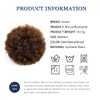 YAMEL Afro Puff Drawstring Ponytail Medium Bun Extensions Light Chestnut