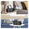 OQIMAX Projection Alarm Clock, Digital Projector Clock with 180° Projector,