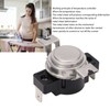 Kadimendium 2Pcs Thermostat Switch Sensitive Auto 250V 25A KSD302R Dual